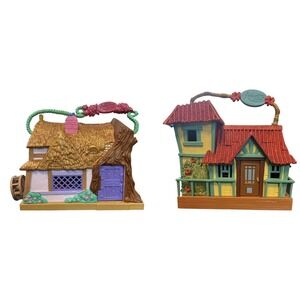 2 Disney Animators Collection Littles Aurora Cottage & Lilo & Stitch Playset‎